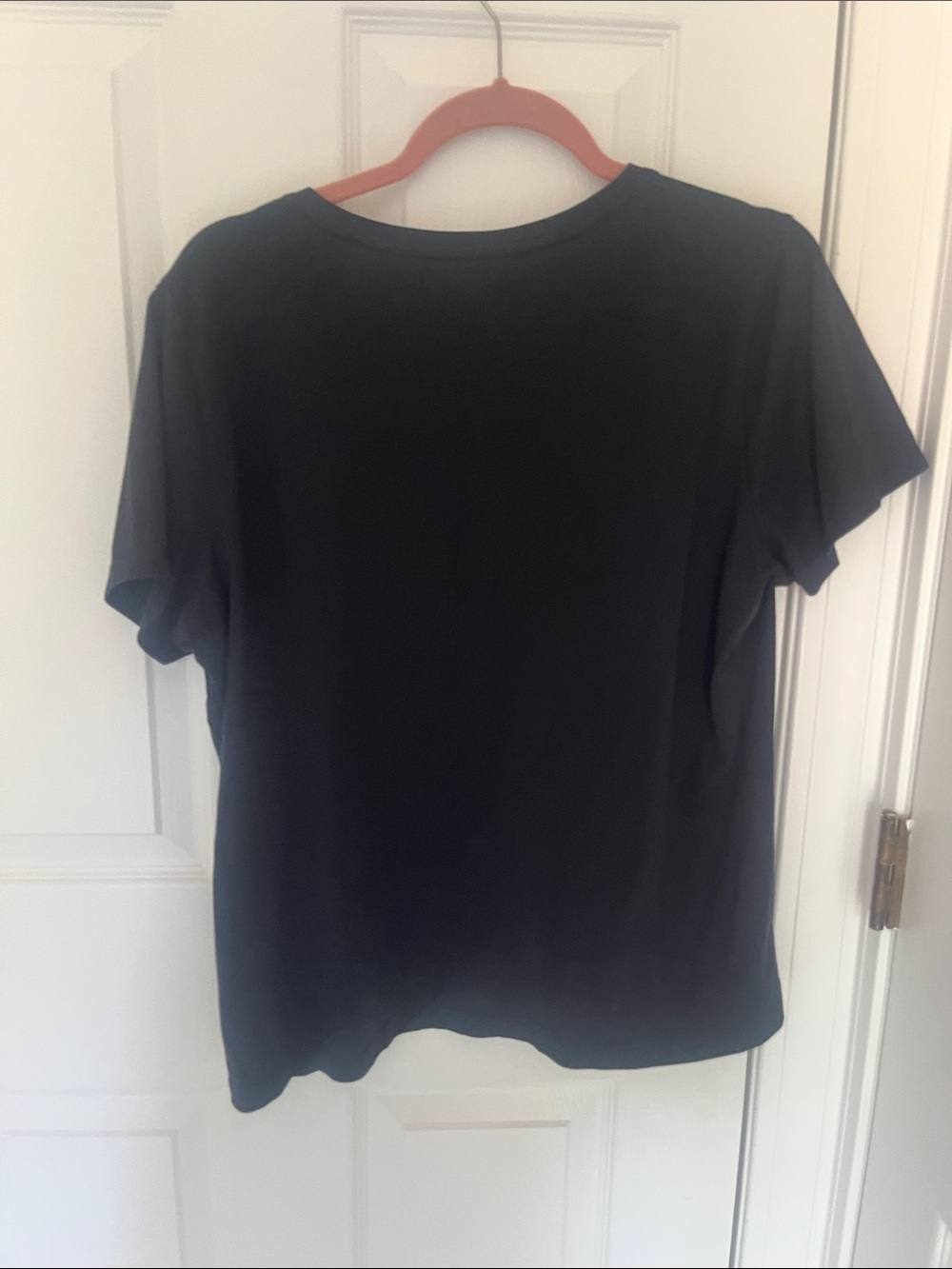 Lands' End V-Neck Tee (2 pack) — Rust Orange and Black - Picture 6 of 6